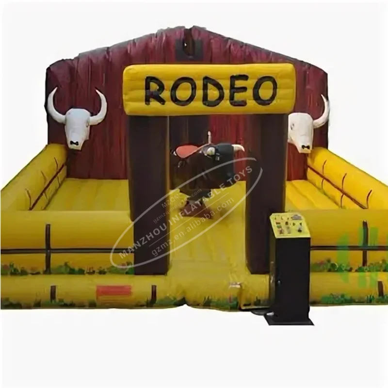 Amusement Park Machine Rodeo Bull Adult Game Mechanical Bull Riding