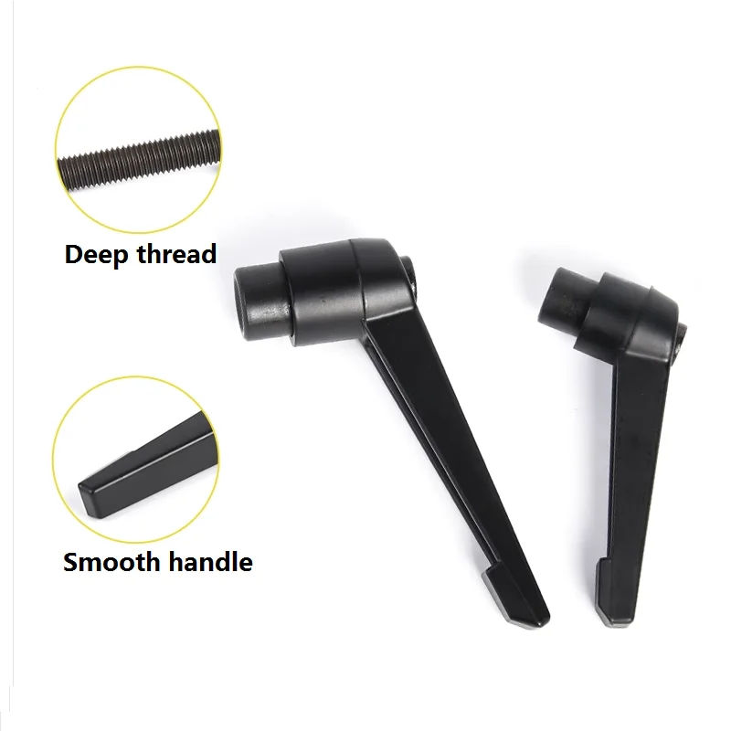 Adjustable Setting Handles Screw L-type Self Locking M6 M8 M10 Lock Handle Ratchet Threaded Handle Clamp Lever
