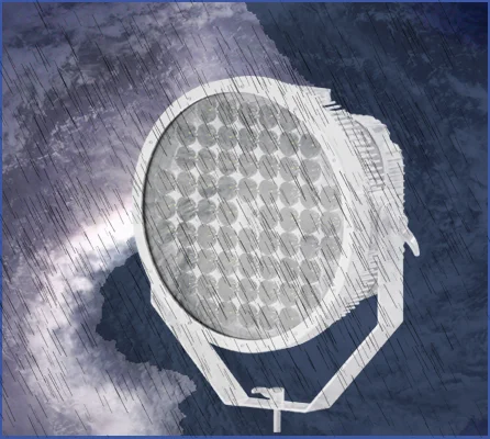 LED Searchlight for Hunting 6000K White Outdoor Sky Searchlamps 75W 100W 150W 180W 240W Long Distance Marine Boat Searchlighting