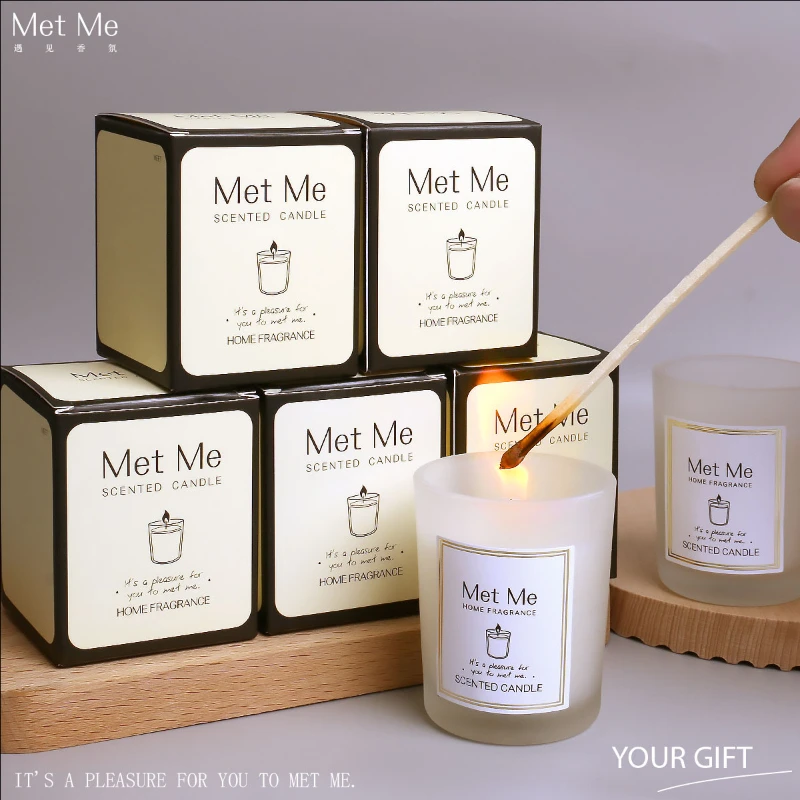 Factory wholesale 9 kinds of scented essential oil cup wax smokeless handmade soy wax fragrance gift souvenir scented candle