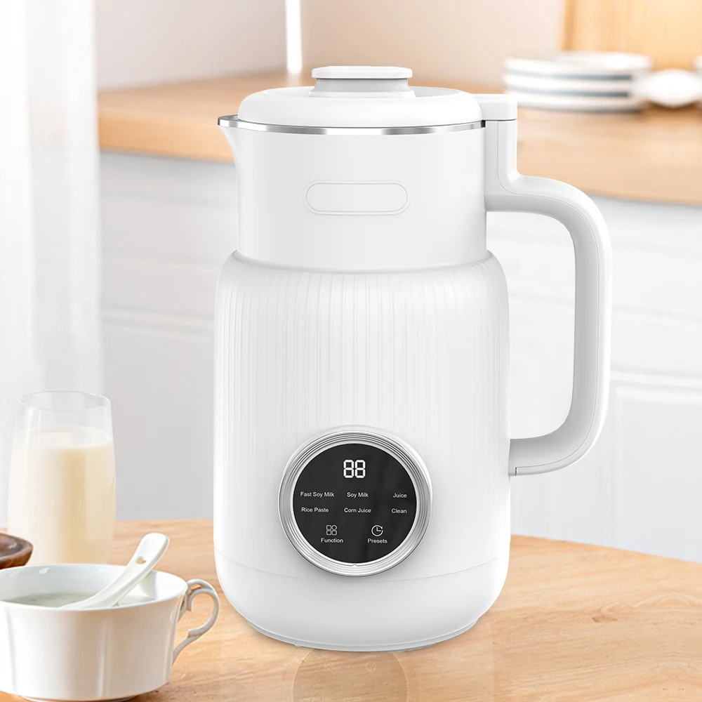 Easy to Operate Soy Milk Making Multi-functional Automata 6 Blades, Homemade, Plant-based, Oatmeal, Stainless Steel