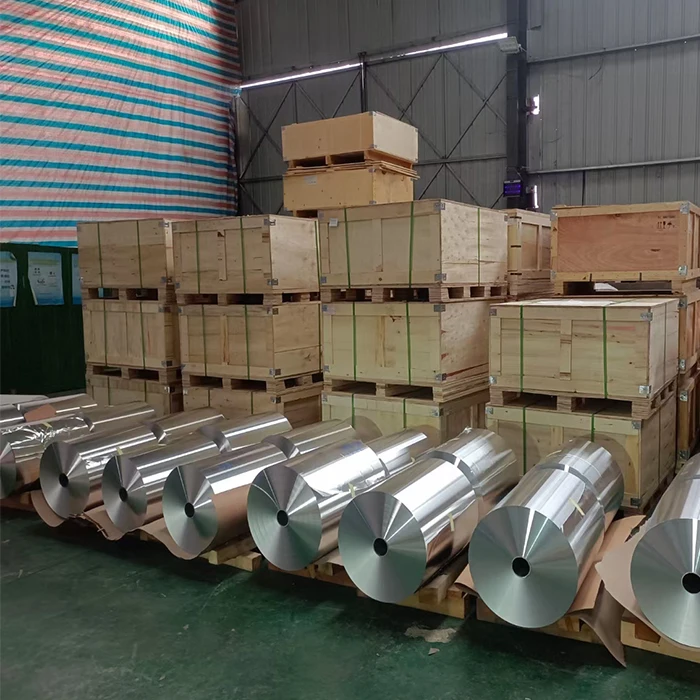 Алюминиевая фольга толщиной 18 микрон рулоны для упаковки пищевых продуктов тяжелая алюминиевая