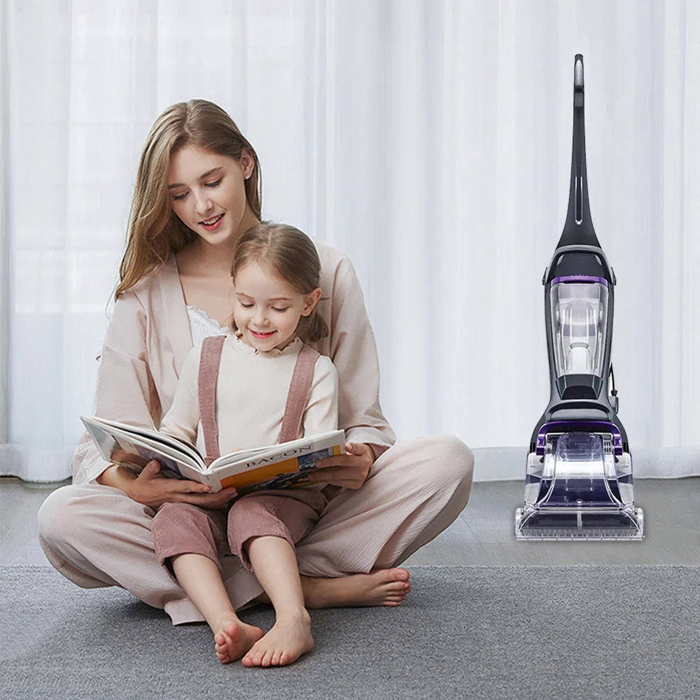 China Portable Upright Carpet Washing Machine Household Handheld Wet and Dry Carpet Vacuum Cleaners
