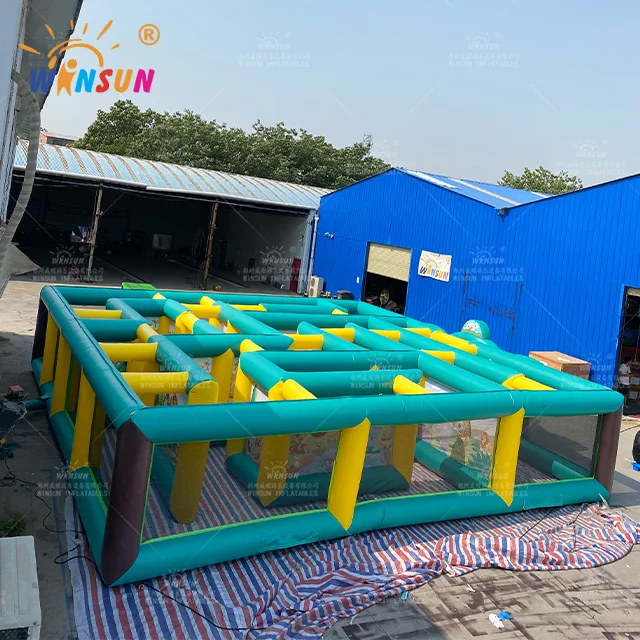 Sport inflatable interactive game Jungle Theme Inflatable Maze obstacle combos commercial inflatable games for event