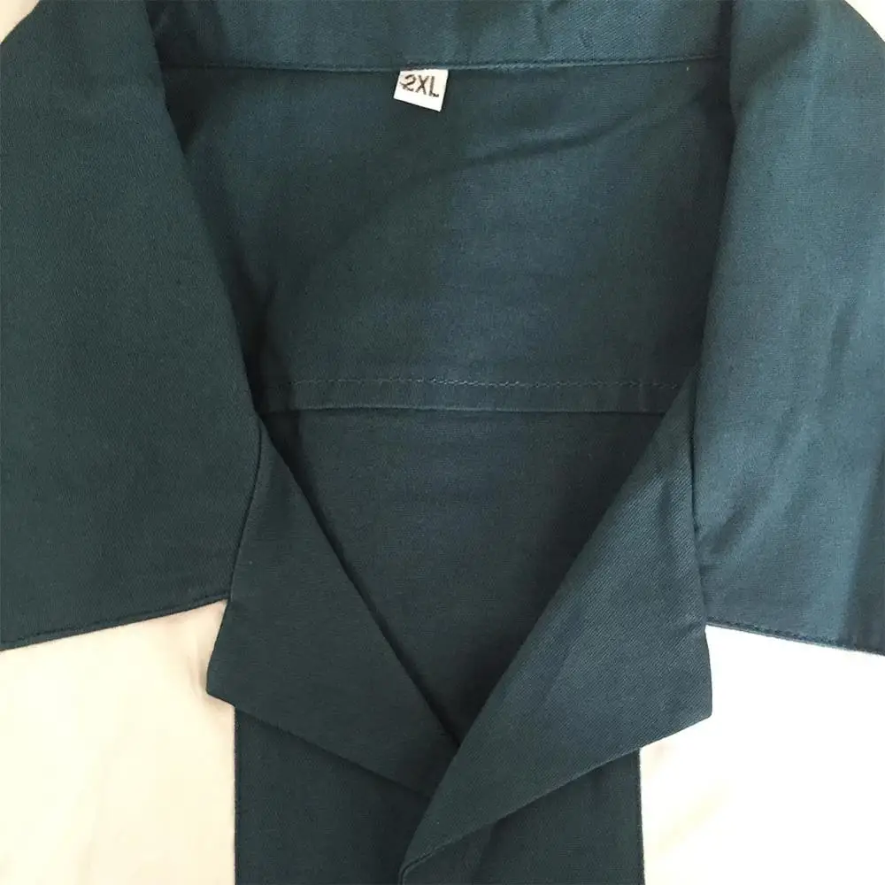 Custom Made Vintage 80s Short Sleeves Shirts Cotton Teal Ivory Button Up Event Clothing