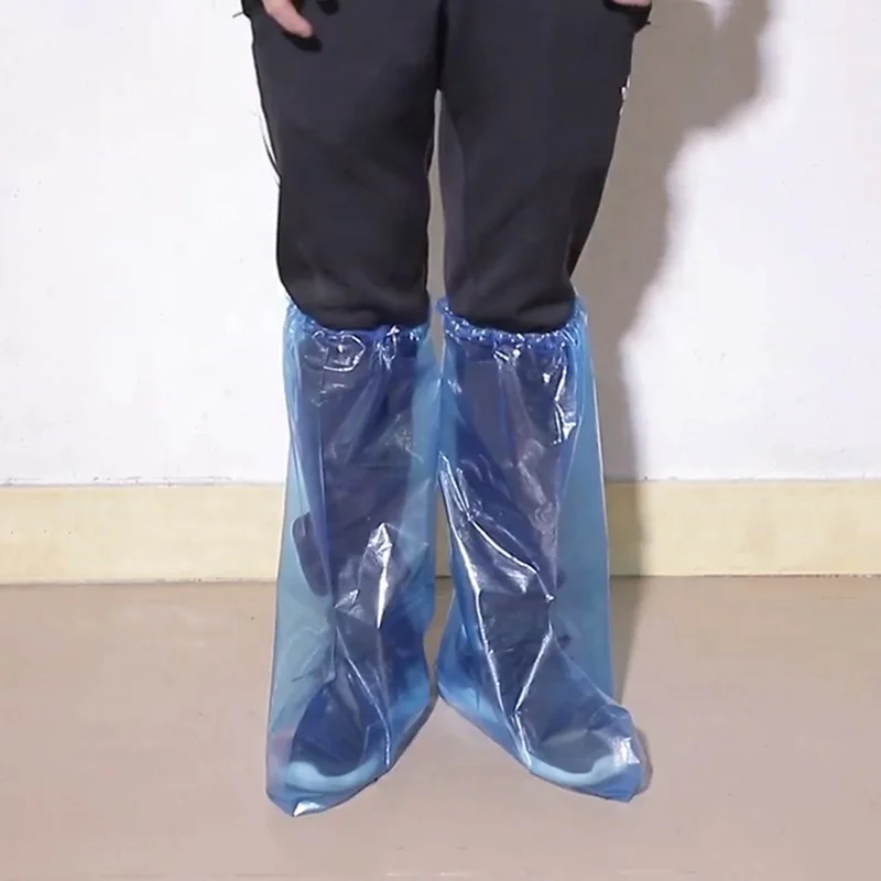
Waterproof For Hospital Disposable Plastic Medical Boots Shoe Covers 