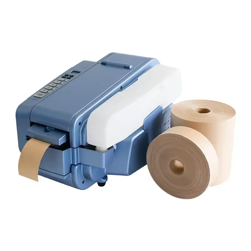 Professional Packaging Solution Automatic Water Kraft Gummed Paper Dispenser Tape Cutting Machine