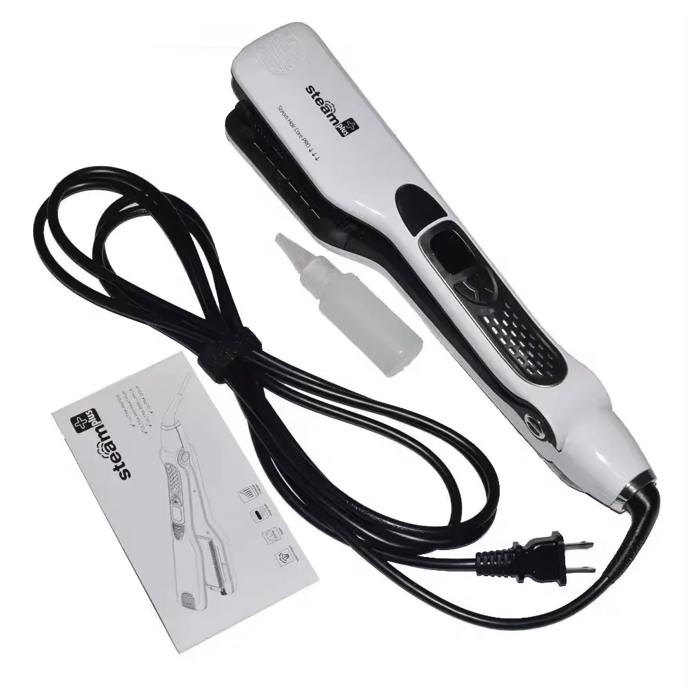 High Quality Professional Ceramic Tourmaline Widen Heating Plate Steam Flat Iron Hair Straightener OEM ODM