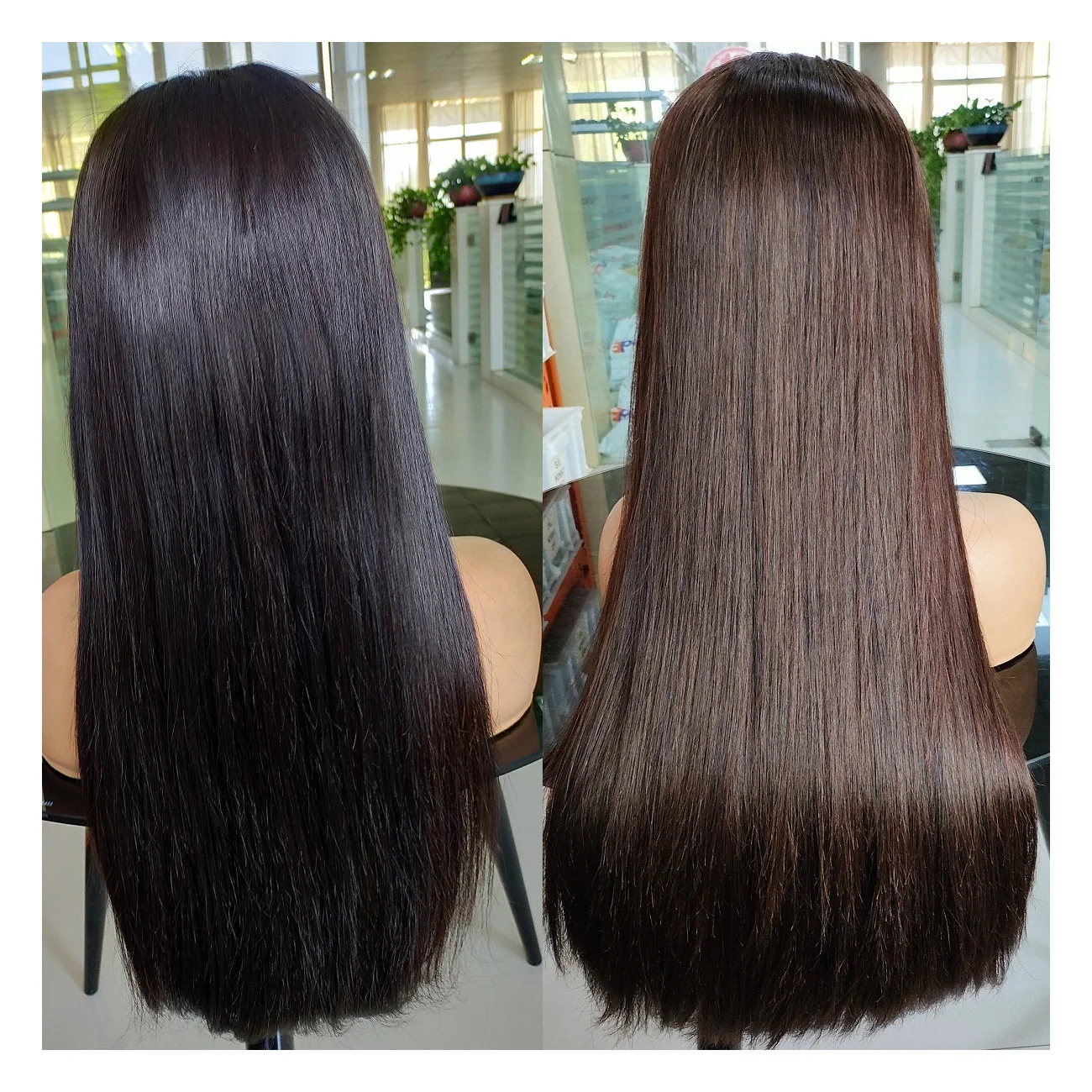 Factory Wholesale SDD Super Double Drawn Glueless Wigs bone straight human hair wigs customize color HD lace closure front wigs