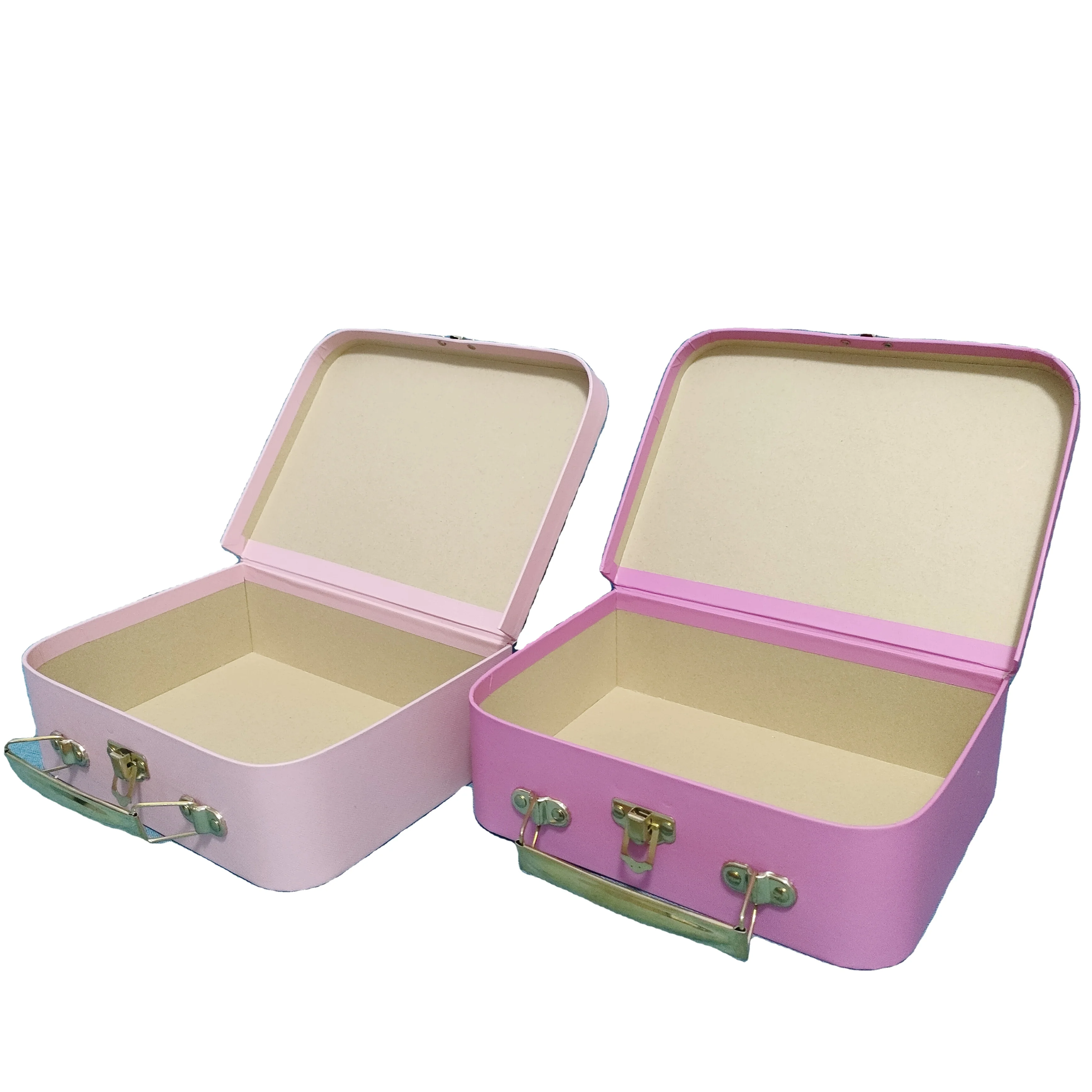 Waterproof Embossed Suitcase Box Single-Side Coated with Starch Corrugated Paper Texture Compatible with Digital Printing