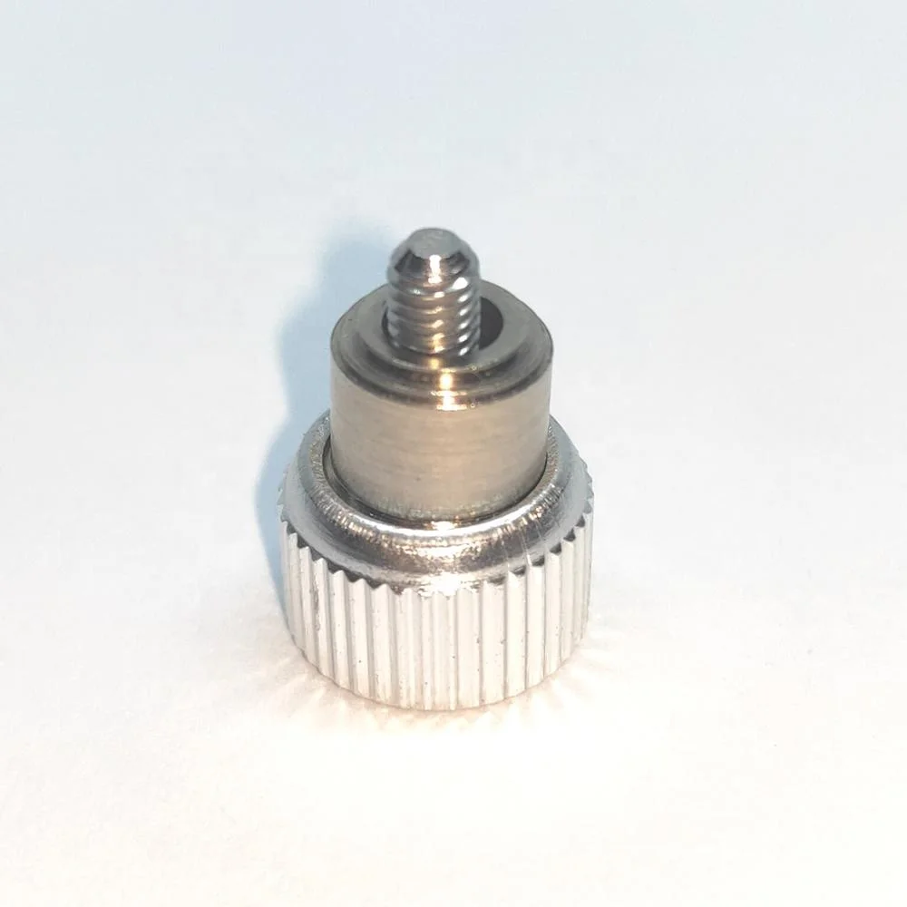 PF13 PF14 Aluminum Knurled Knob Black Stainless Steel Spring-Loaded Captive Panel Screw PC Board connector Fastener