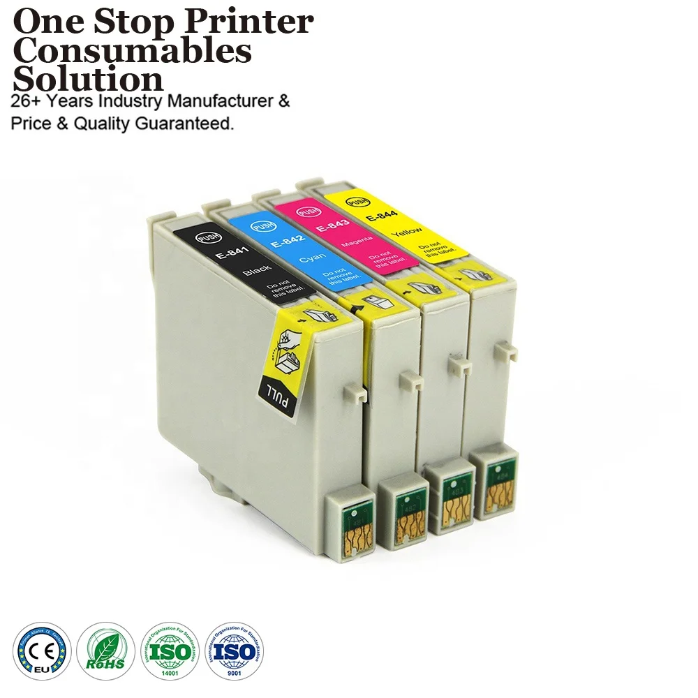 INK-POWER T0841 T0842 T0843 T0844 T0921N T0922N T0923N T2924N Premium Compatible Color Inkjet Ink Cartridge for Epson Printer
