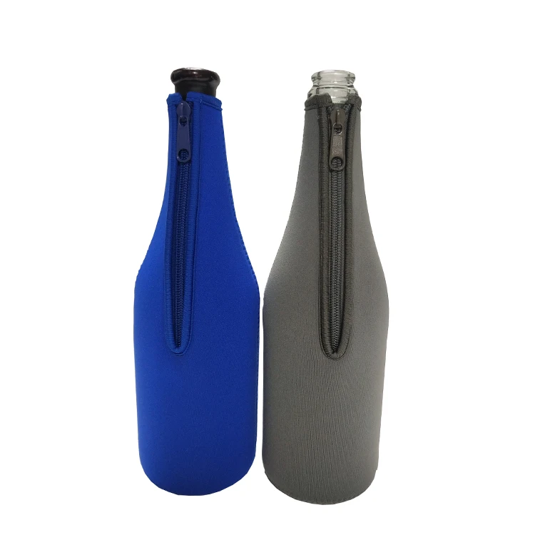OEM Sublimation Blanks Reusable Wine Bottle Coozies Protector Ice Pack Cooler Neoprene Champagne Sleeve to Keep Drink Cool