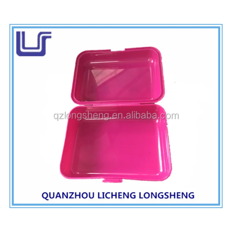 2 Layer Eco Bento Kids Salad Sushi Snack Hard Container Removable Compartment Inside Plastic Lunch Box With Divider