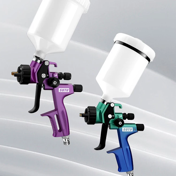 Factory Wholesale Pneumatic Air 600 ml Spray Gun Cup Air Powered Auto High Atomization Paint Spray Gun