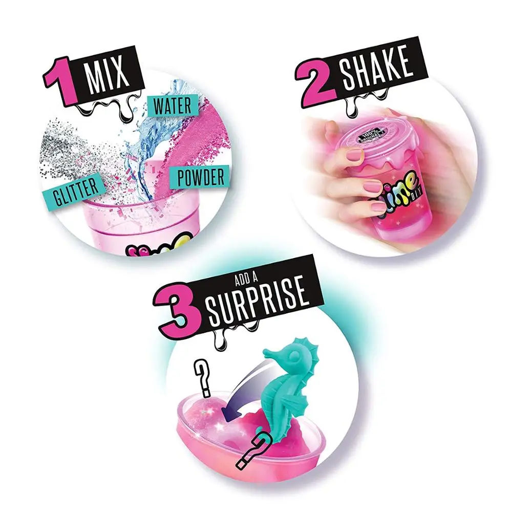 
2019 Christmas Hot Selling Toy Set Diy Unicorn Poop Shake Slime 