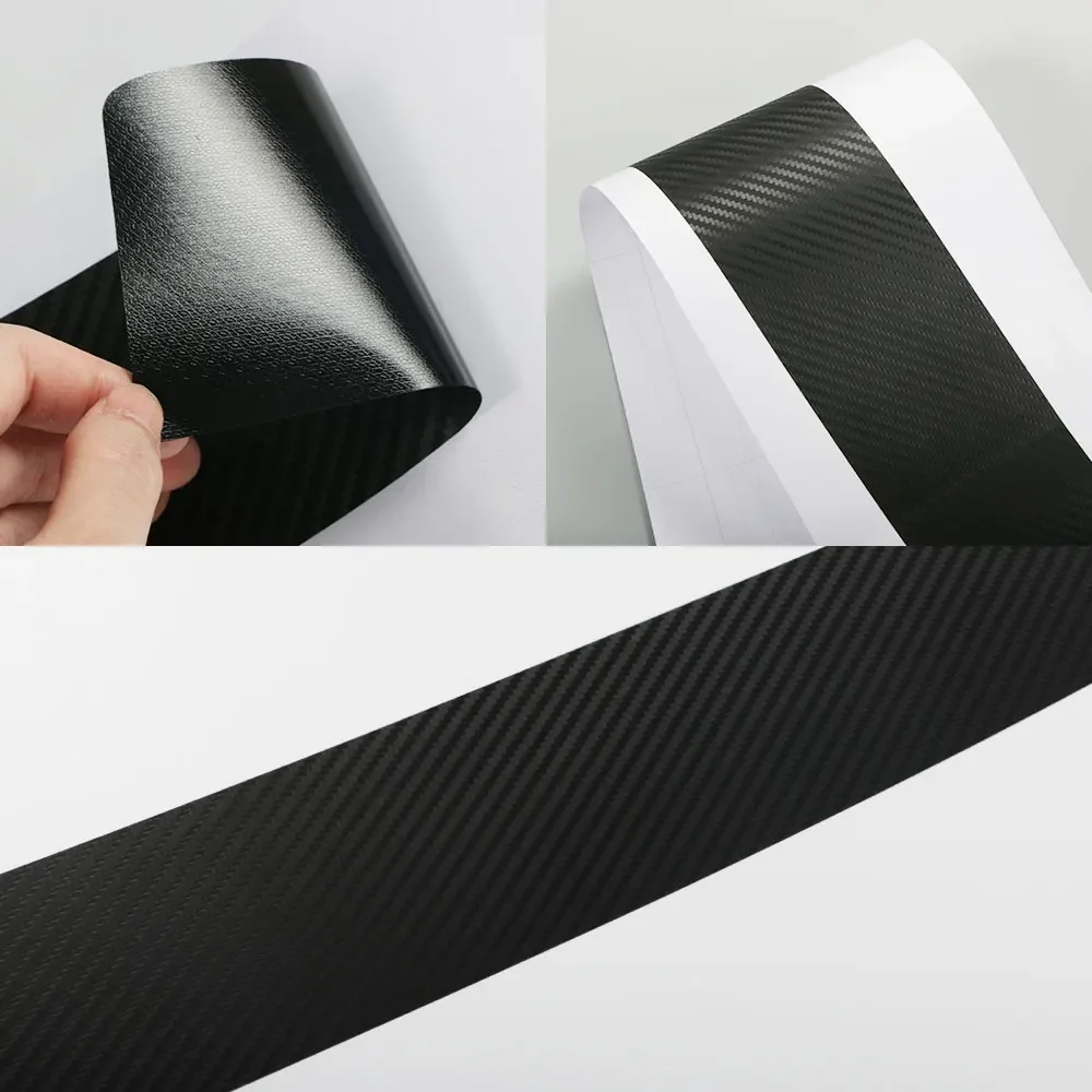Hot sale  Car Sill Stickers For Hyundai Carbon Fiber Leather Car Door Sill Cover Protector Stickers