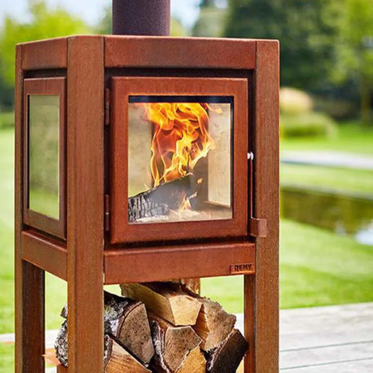 Wholesales 10Mm Nm500 Ear Resistant Square Brazier And Fire Pit