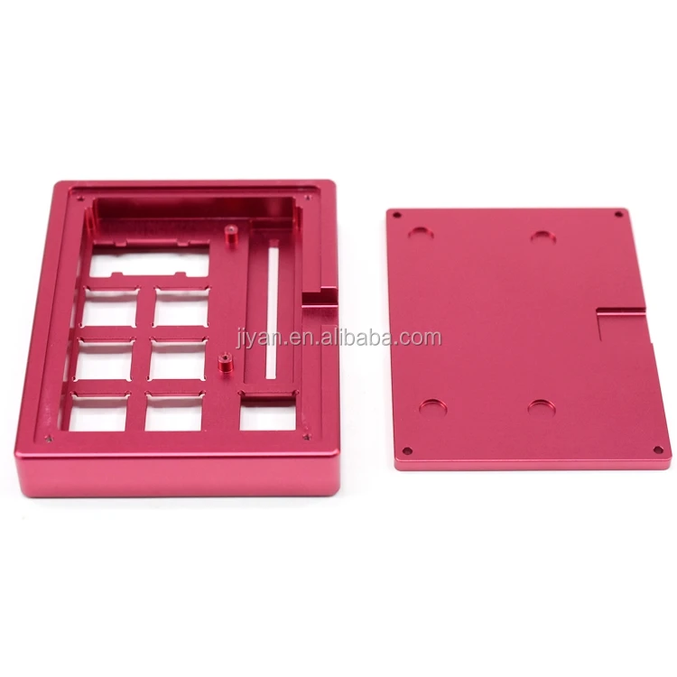 Прецизионная фрезерная часть JIYAN изготовленная на заказ алюминиевые детали с ЧПУ клавиатура