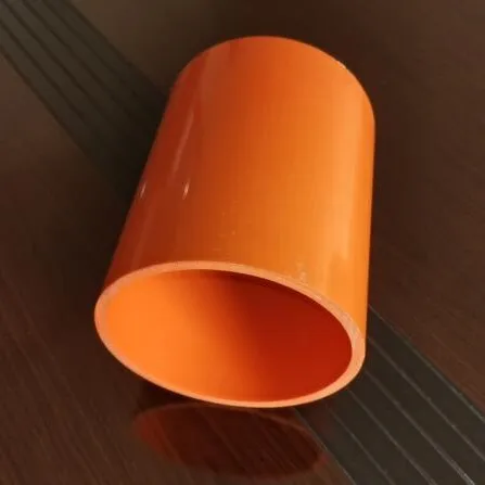Low price heat resisting Insulated Ducting Power Cable Supply Electricity Pvc Pipe PVC pipe orange tubes