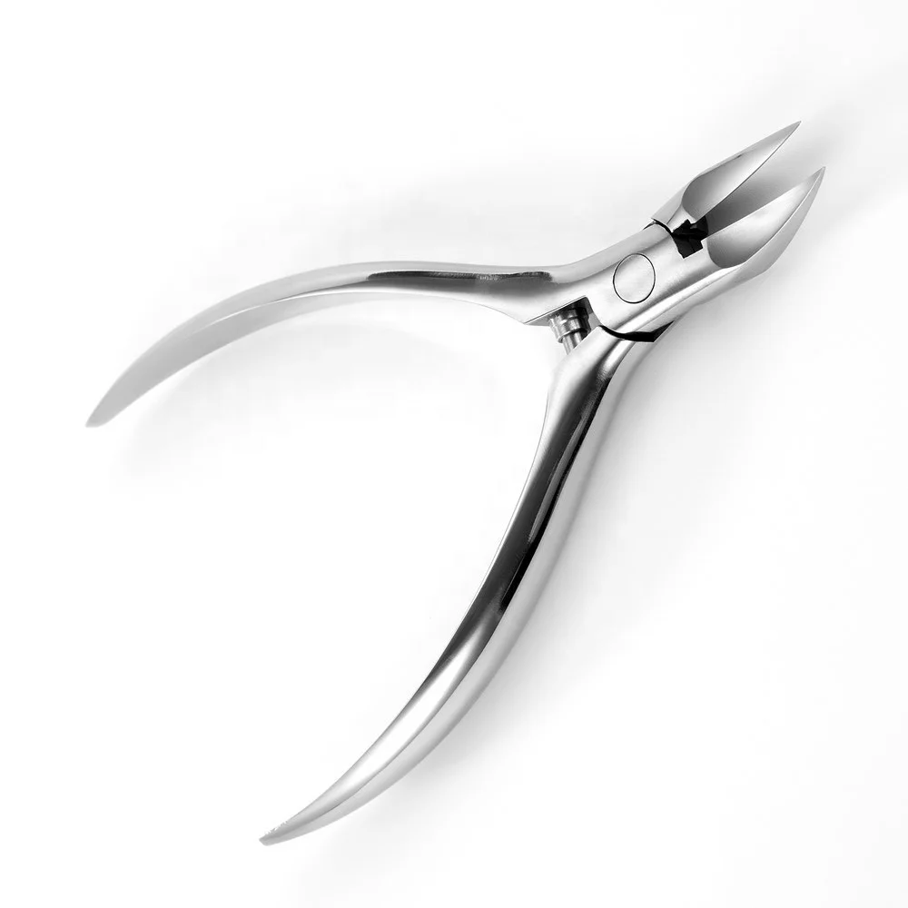 Professional Full Jaw Nail Care Tools Stainless Steel Cuticle Nippers for Ingrown Toes and Fingers
