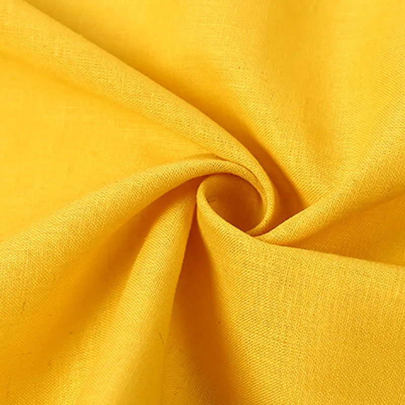 Hot Sale 55% Linen 45% Viscose  Fabric For Garment Custom Product  Soft High Quality Linen Fabric For Clothes