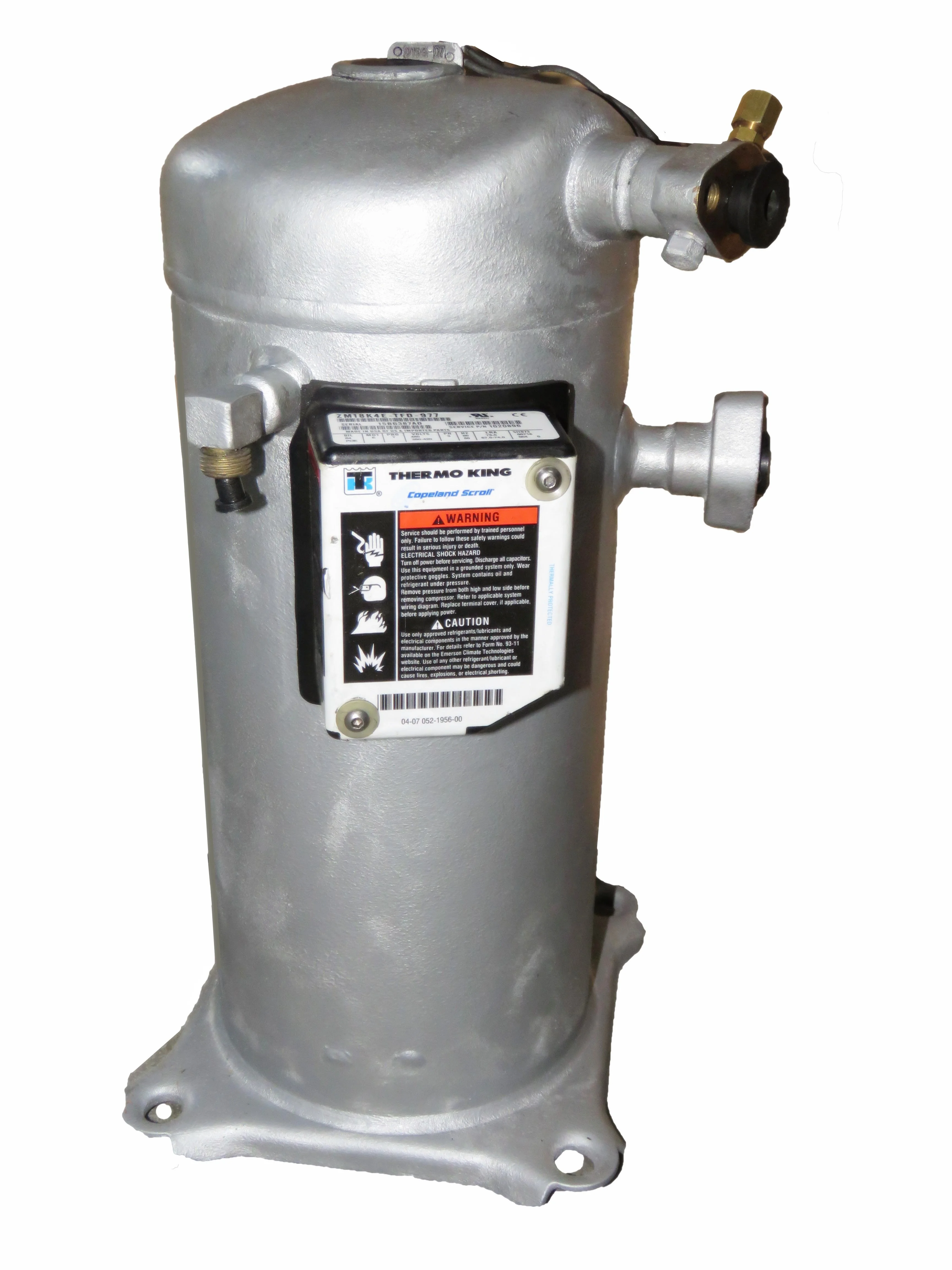 copeland 6hp scroll compressor thermo king compressor parts ZM18K4E-TFD-977 for freezer and refrigerator container
