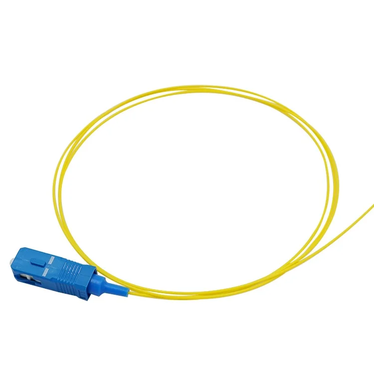  Factory customization Pigtails SC LC FC UPC APC Sm 9/125 1m 1.5m 0.9mm G652d G657A PVC LSZH optical fiber