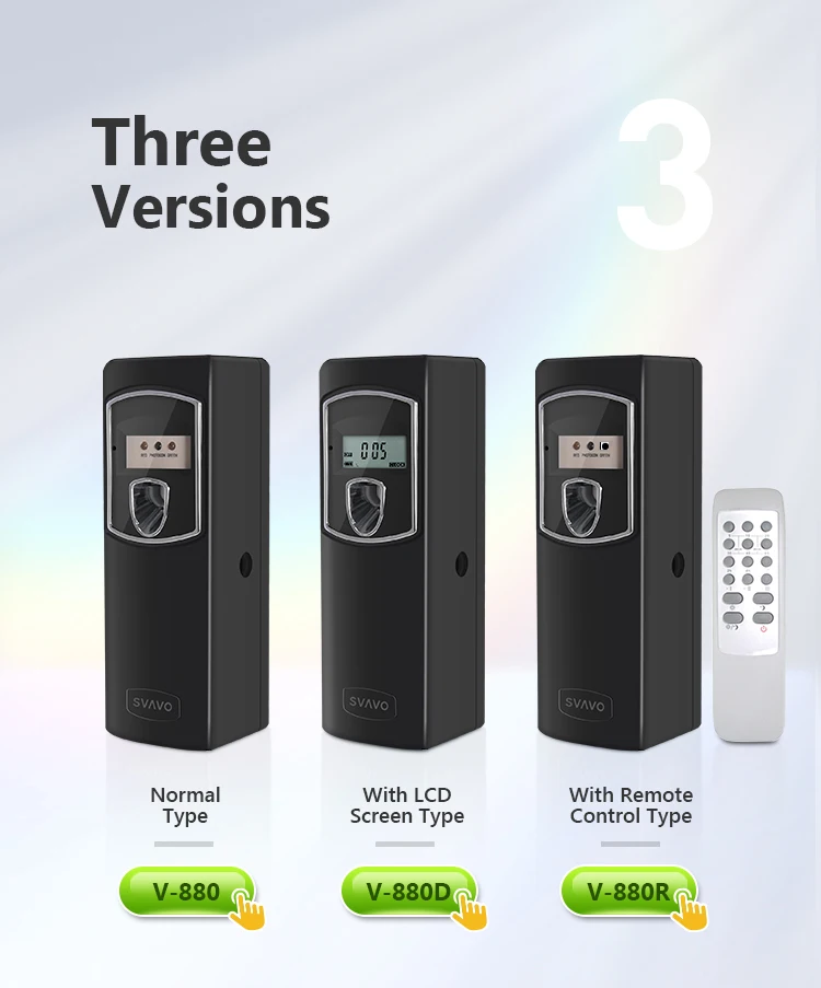 Toilet motion sensor lcd battery operated automatic air freshener wall mounted  fragrance spray perfume dispenser
