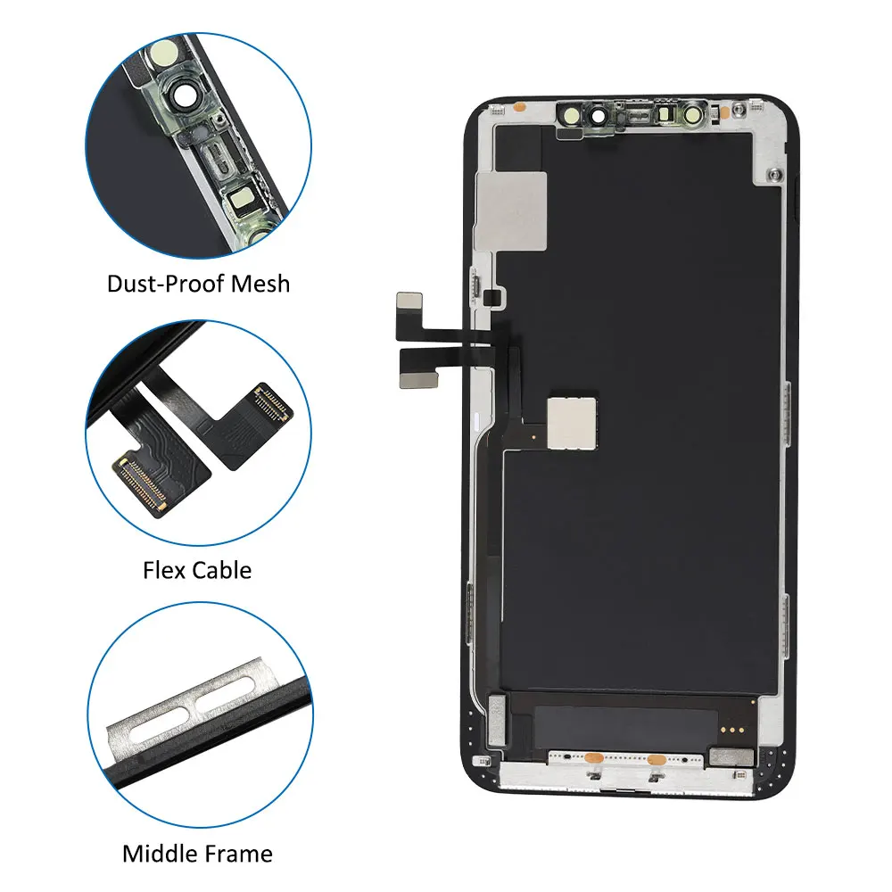 
LCD Display for iphone X XS XR XS 7P 8P MAX 11 Screens Replacement Mobile Phone Lcds Touch Screen Digitizer for Iphone X Lcd 