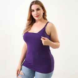 Base Seamless Nursing Tank Top  Breastfeeding Vest Breastfeeding Maternity Nursing Bras For Fat Mother