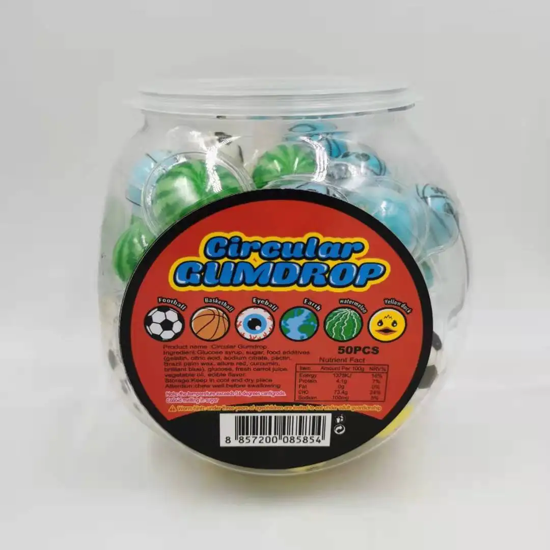 
Hot sell 3D map shaped fruit juice gummy 