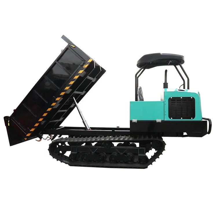 Sale Self Loading Mini Site Dumper 3tons Hydraulic Pressure System All Terrain Crawler Dumper China Mini Truck Manual Changchai