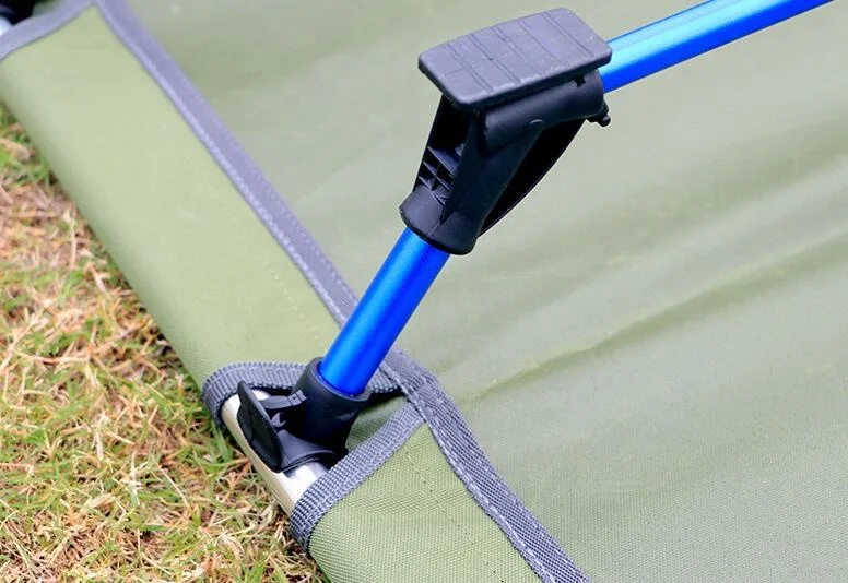 Adjustable ightest military army cot ultralight compact travel aluminum folding bed for camping