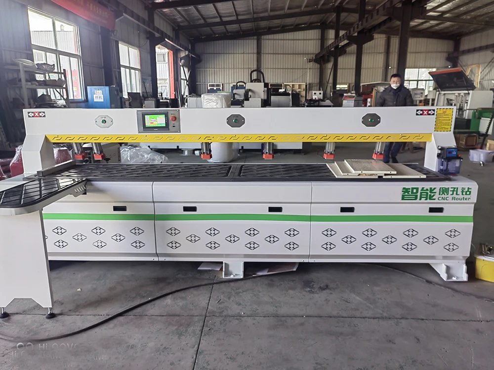 cnc milling vertical cabinet invisible three hinges drilling machine wood bar multi spindle drilling milling machines