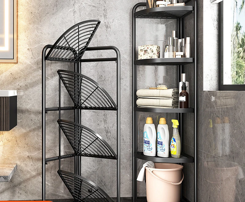 Kitchen pot rack Three to five multi-layer kitchen racks floor-to-ceiling multi-function storage pot rack