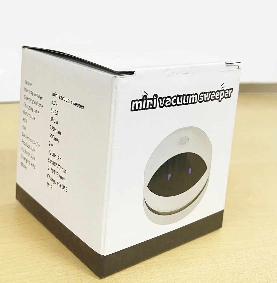 Manufacturer Supply High-Quality Mini Portable Wireless Charging robot Vacuum Cleaner