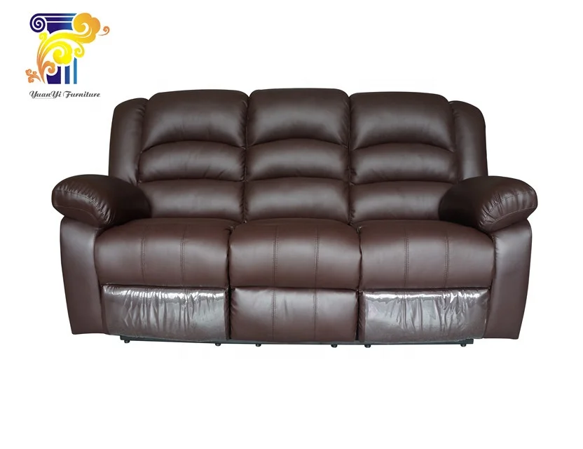 Hot selling 3+2+1 Modern 6 Seater living room full grain leather home theater recliner sofa set