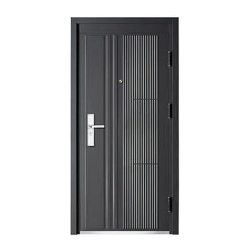 BOWDEU DOORS German high-end security steel doors main entrance front entry imitate bronze brass material home