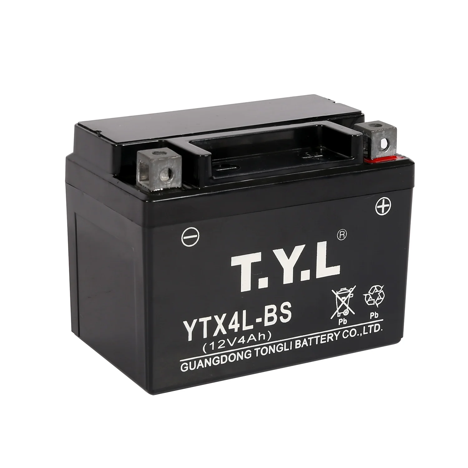 Hot sale TYL Brand 12v4ah maintenance free WetCharged MF Lead Acid Motorcycle Battery