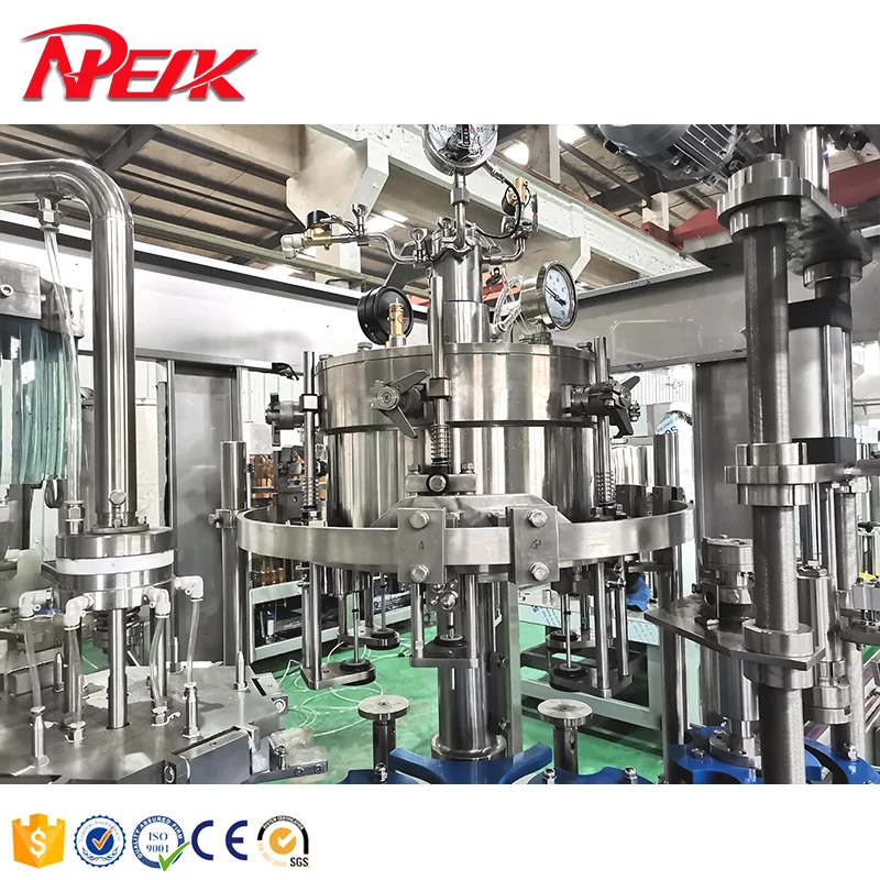 Glass bottle beer filling machine equipment/can filling production line