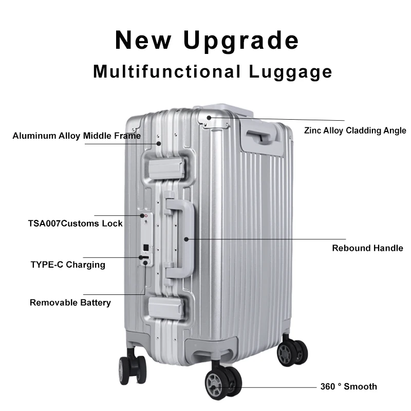 Student luggage 20-inch large capacity luggage case 20 business simple Fingerprint Lock suitcase luggage travel bags