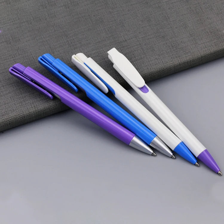 oem Customized high quality new plastic ball point pen with logo