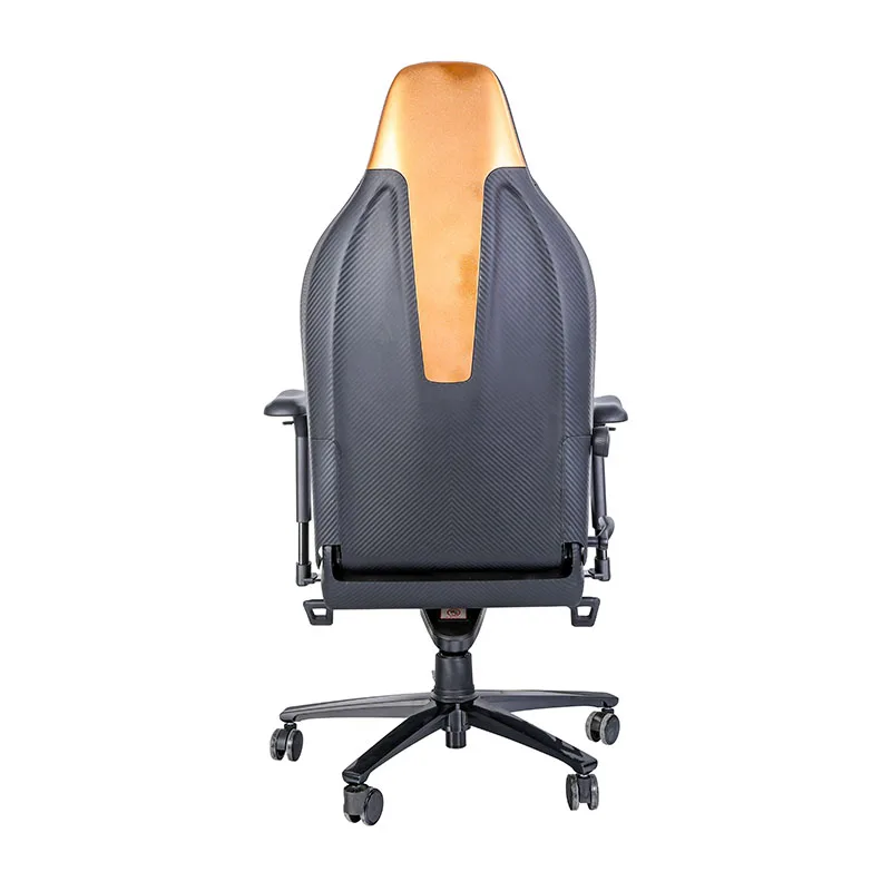 Custom Personalized High End Leather Ergonomic Reclining Swivel Computer Carbon Fiber Gaming Chair