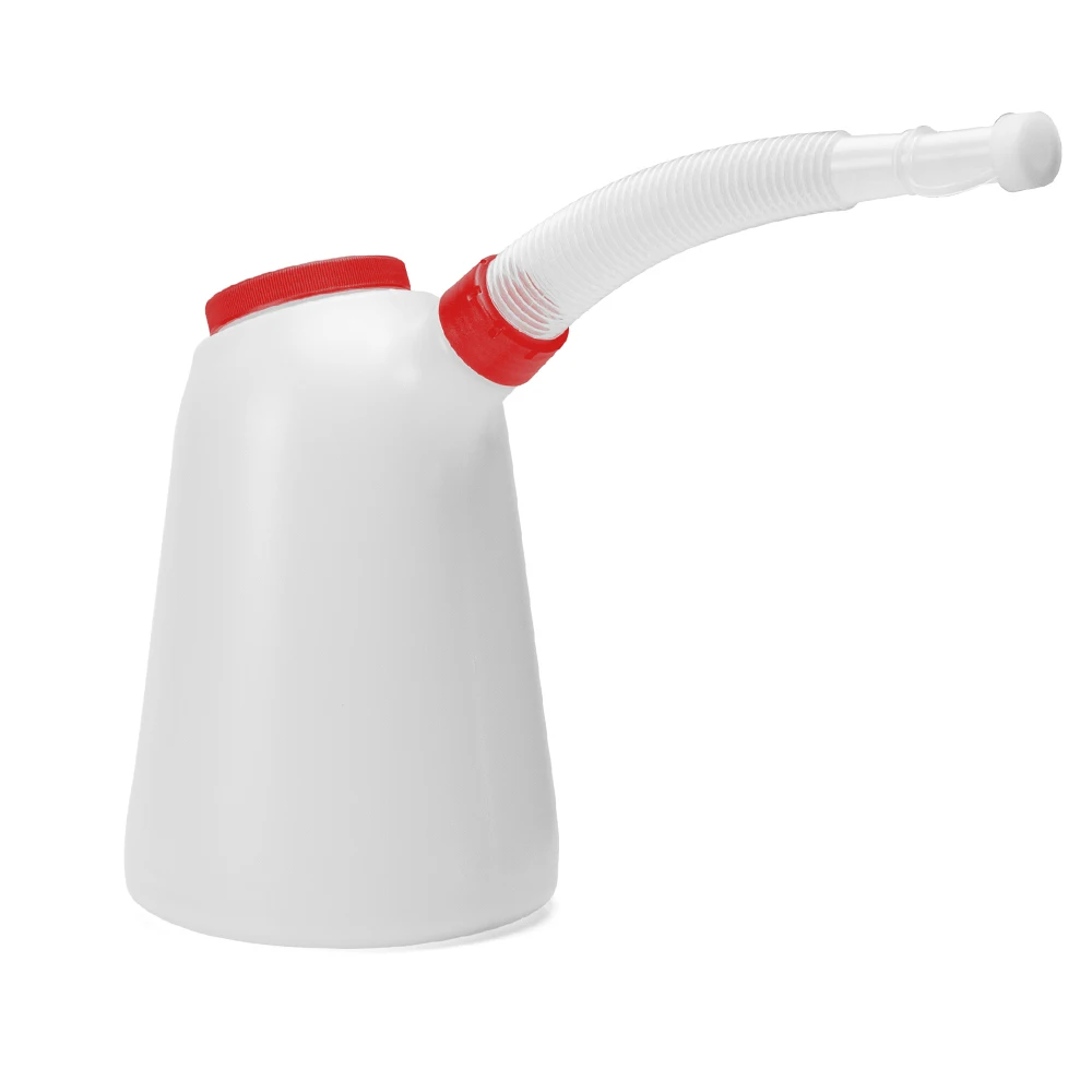 Universal 5 Litre Measuring Jug with Long Flexible Spout Motorcycle Accessories oil Pouring Can