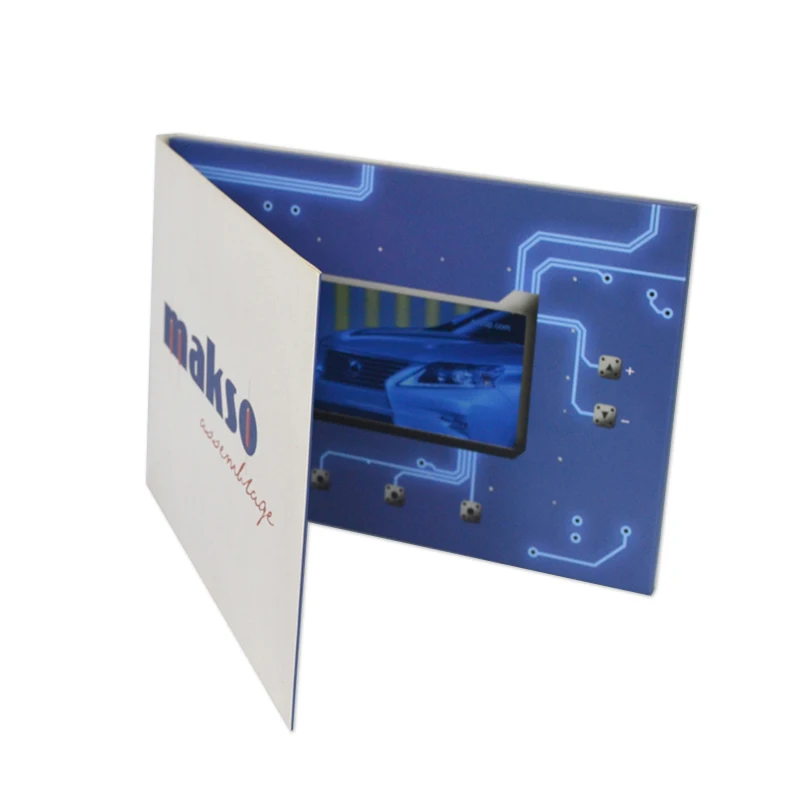 Price hot sexy 4.3 inch TFT color screen business video card High quality beautiful design video card