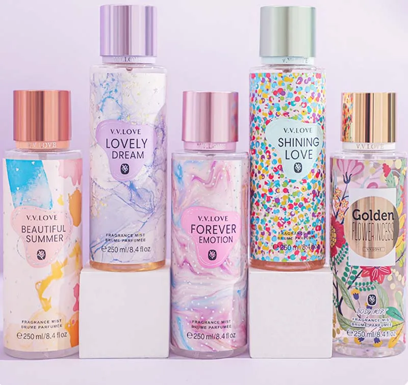 Body spray victoria secret perfume  wholesale new design 250ml  perfume potable woman body mist
