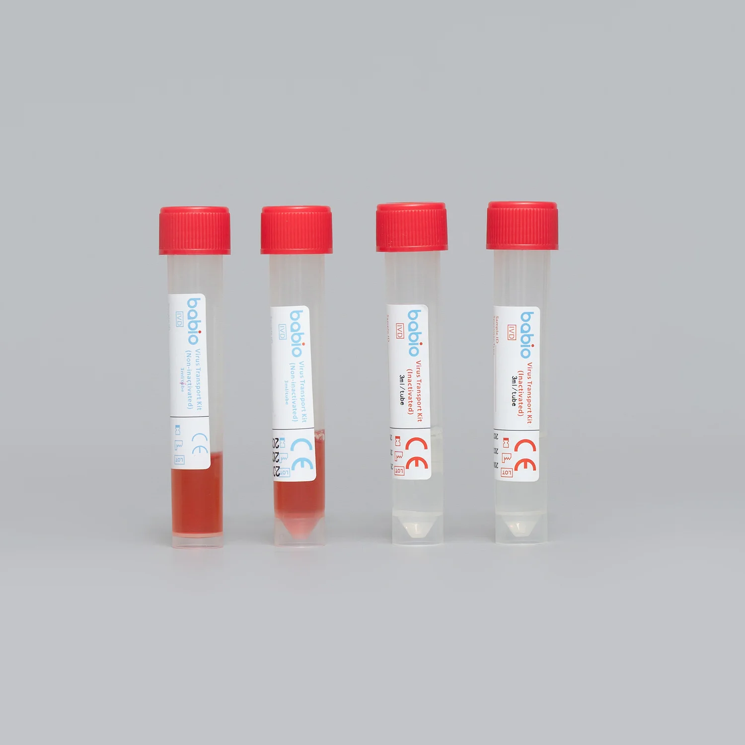 Factory Price Non-inactivated/inactivated Transport Medium Viral Sampling Tube with Cotton Swab