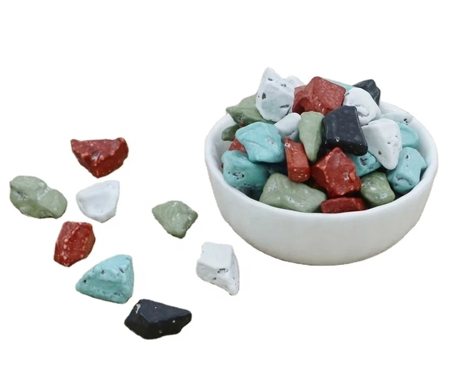Chinese manufactured high quality stone candy chocolate stone chocolate rocks candy