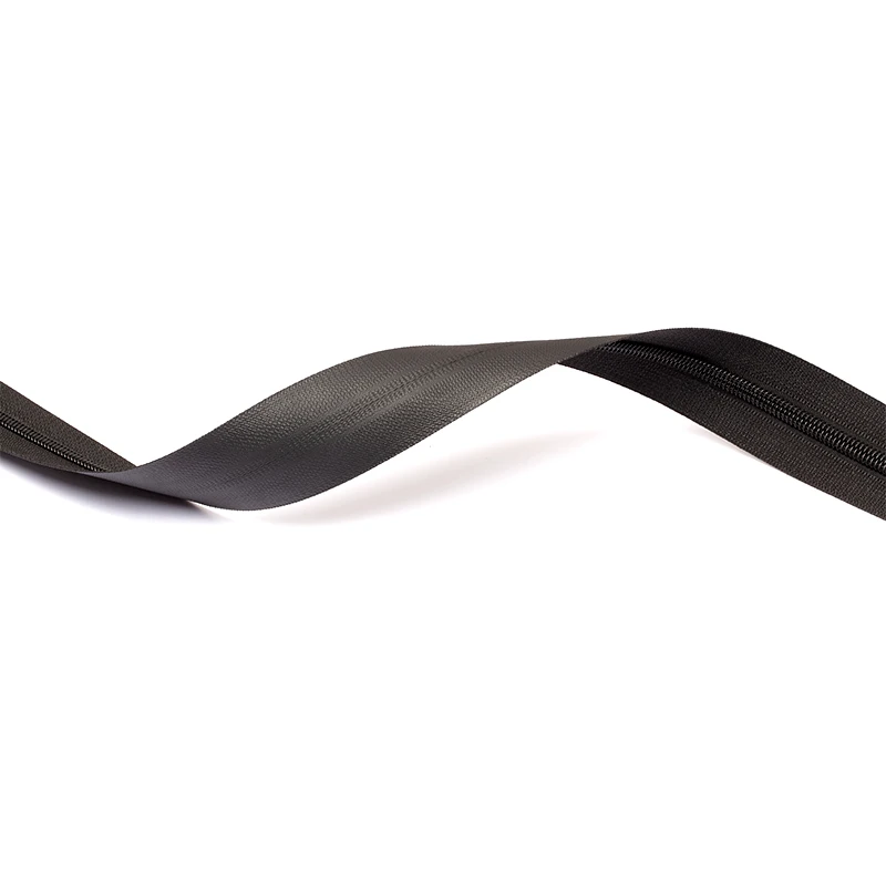 OEM Black Hot Sealed Hot Press Zipper Waterproof Heavy Duty No 5 Tpu Waterproof Zipper Roll